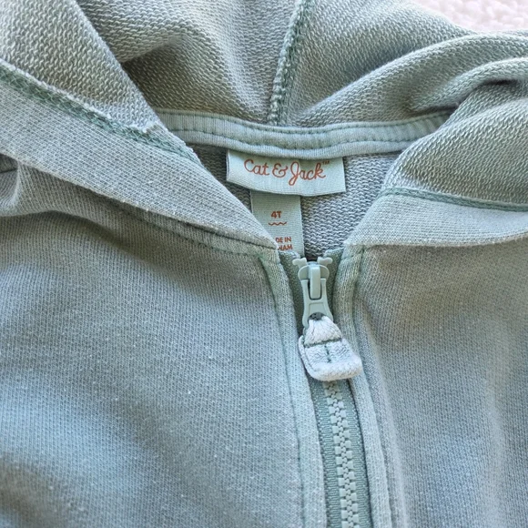 Cat And Jack 4t Zip Hoodie - Picture 2 of 4